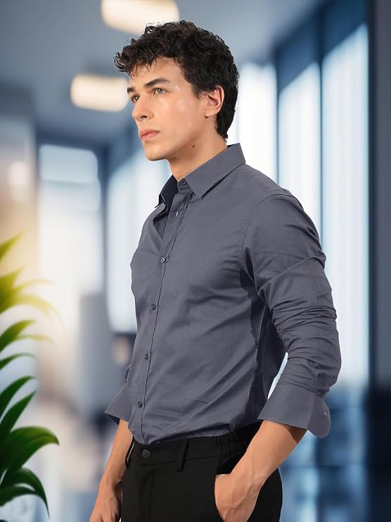 Dark Gray Formal Shirt