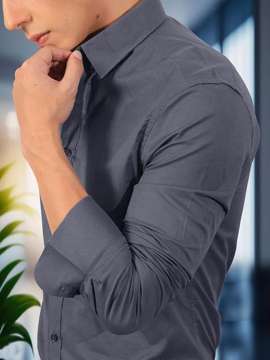 Dark Gray Formal Shirt